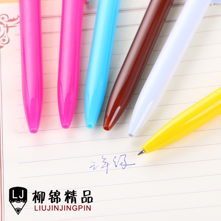 1 Bút Bi Hình Đôi Cánh Màu Cầu Vồng Dễ Thương
