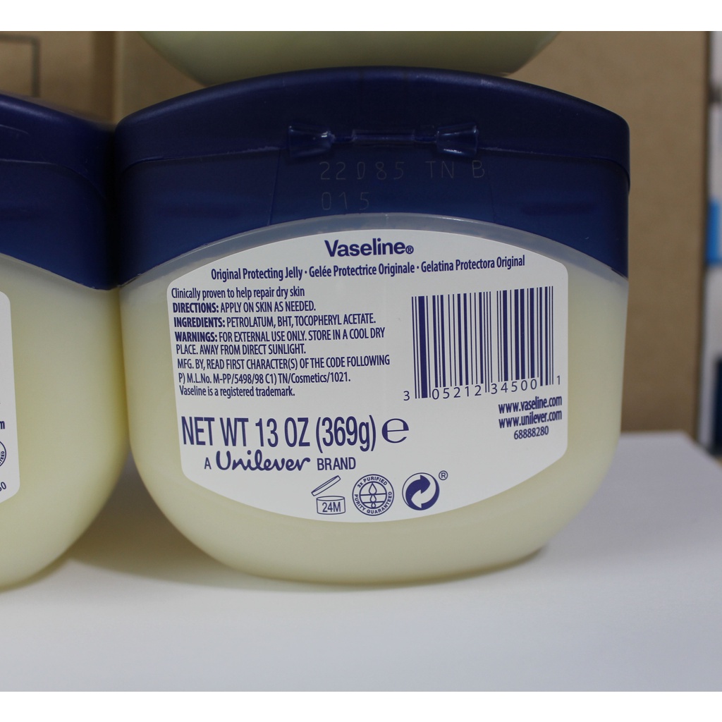 SÁP DƯỠNG ẨM VASELINE PURE PETROLEUM JELLY 50ml , 368g, 450ml