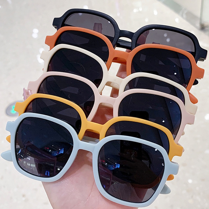 Kính Mát Gọng Vuông Chống Tia UV Thời Trang Cho Bé