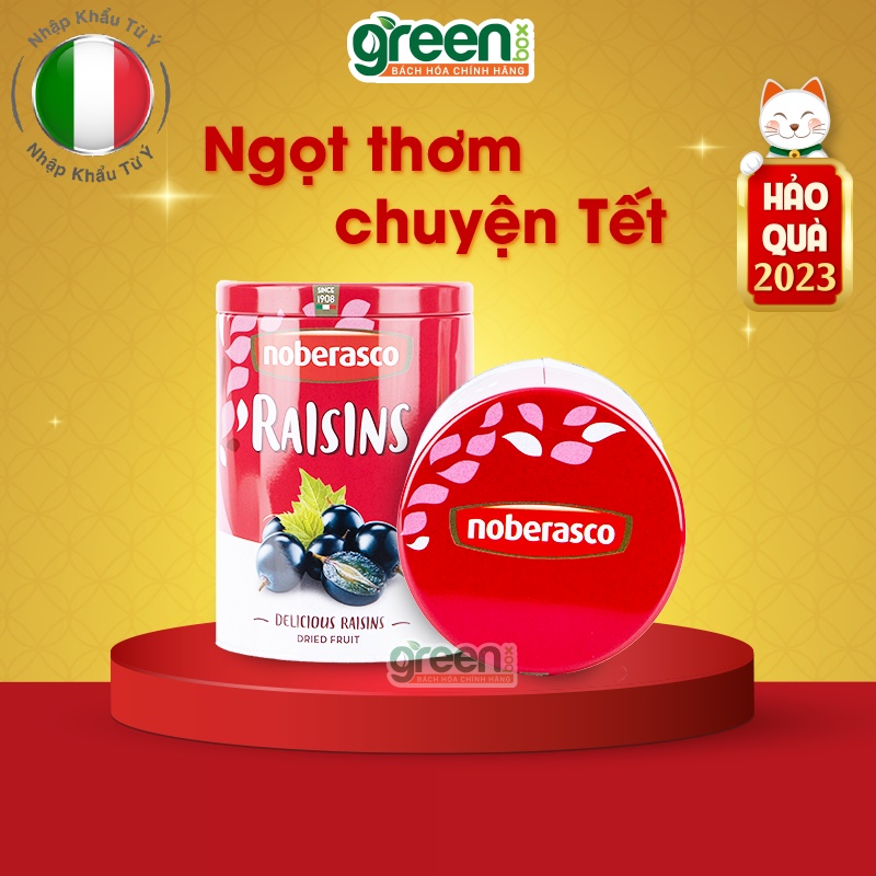 Hộp nho khô Sultanas Noberasco 375g nhập khẩu Ý