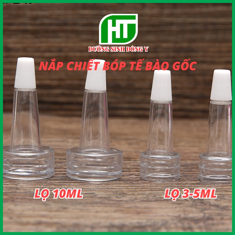 Combo 10 Nút Chiết Serum 10ml, Nắp Chiết tế bào gốc, Nắp Bóp, Đầu Bóp Tế Bào Gốc Laksmira, Ronas, Nắp Chiết