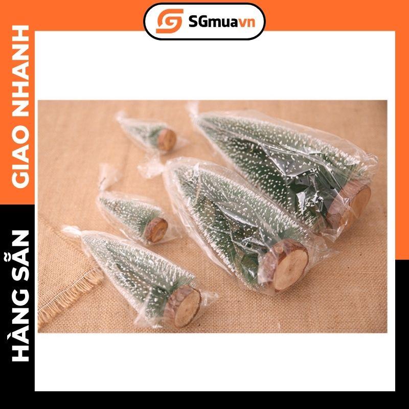 Cây thông mini trang trí tiểu cảnh giáng sinh
