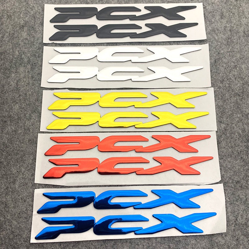 Miếng Dán Trang Trí Ống Pô Xe Mô Tô Honda Pcx 125 150 Pcx125 Pcx150 2015 2018 3D Bằng Epoxy