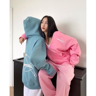 Áo khoác normos logo hoodie zip