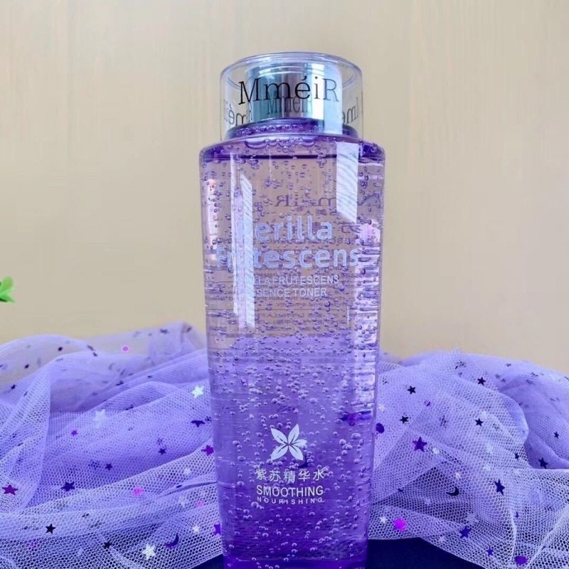 Nước Hoa Hồng Toner MméiR Chiết Xuất Lá Tía Tô Cấp Ẩm, dưỡng da và làm trắng da 450ml chính hãng