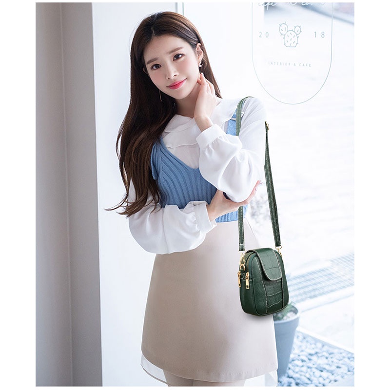 Túi Đeo Chéo mini Đựng Điện Thoại Phong Cách Hàn Quốc Thời Trang Mùa Thu 2022 Cho Nữ