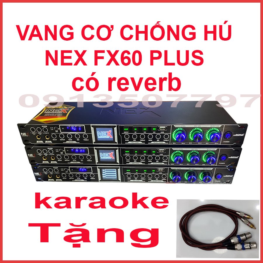 Vang Cơ chống hú NEX FX60PLUS tặng dây canon FX50 PLUS FX30 Plus 2021 fx30plus fx60 plus có reveb