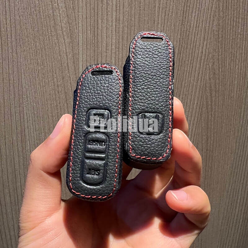 Vỏ Bọc Chìa Khóa Điều Khiển 3 Nút Bằng Da Cho Xe Máy Honda Scoopy Vario PCX Monkey 125 Monyet 125 Motor