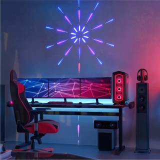 Bộ dây đèn LED pháo hoa hiệu ứng nháy đuổi có chỉnh app điện thoại và remote, Đèn nháy trang trí Tết 2023