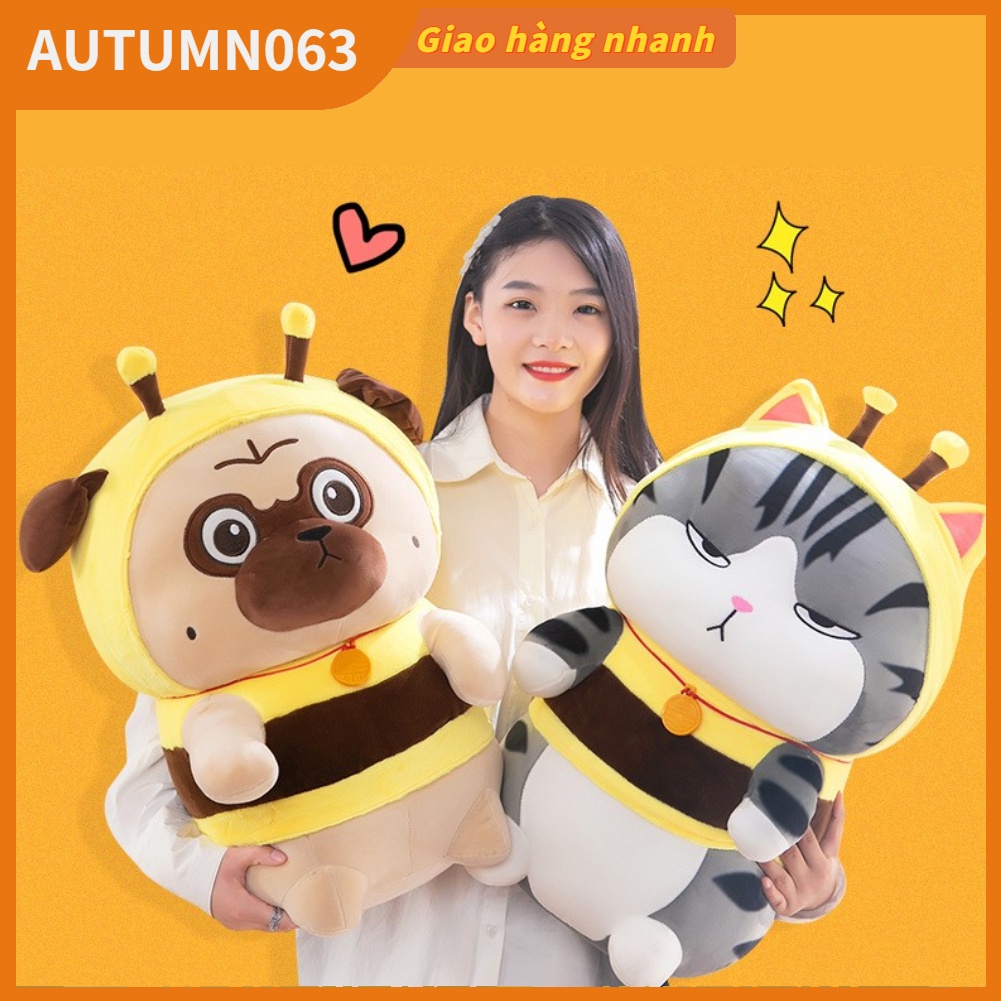 40/55cm Động vật hoạt hình Đồ chơi sang trọng Mềm mại Thoải mái Hình dạng đáng yêu Búp bê nhồi bông cho trẻ em Món quà bé trai cô gái Autumn063