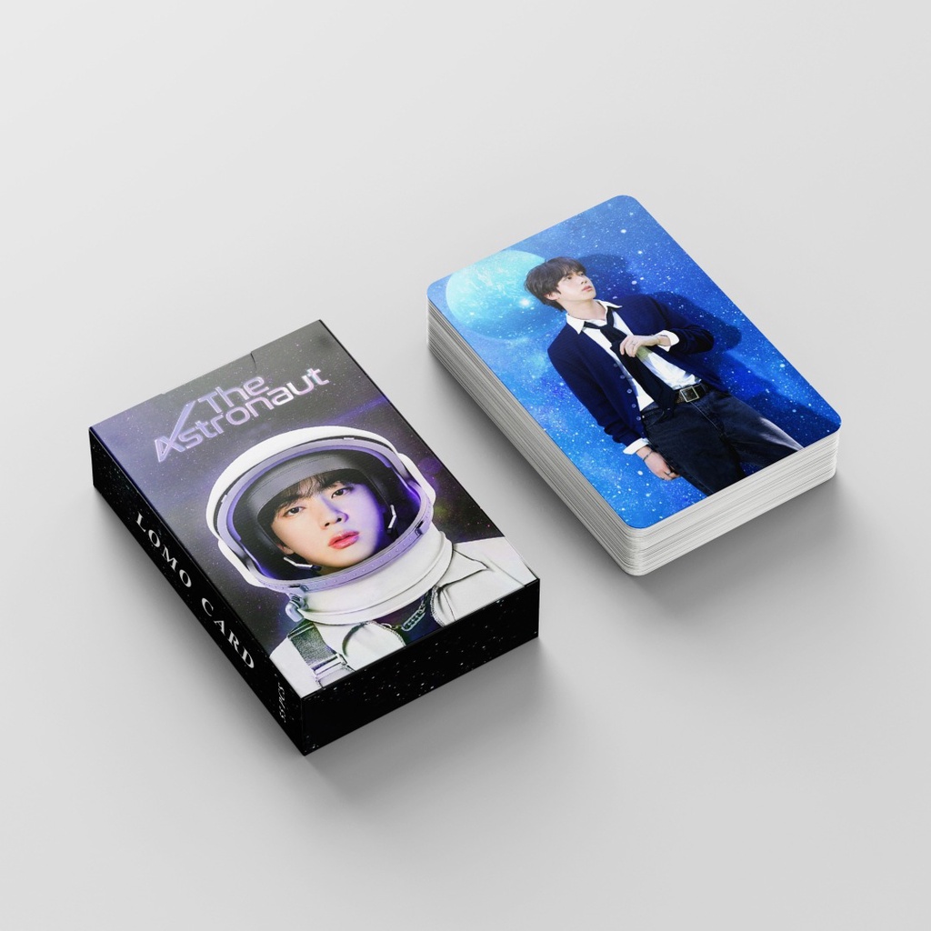 BTS JIN Album The Astronaut Photocard JIMIN ID : Chaos & V Vogue & JUNGKOOK TIME DIFFERENCE 2022 DALMAJUNG J-HOPE Solo JACK IN THE BOX Lomo Card Postcard