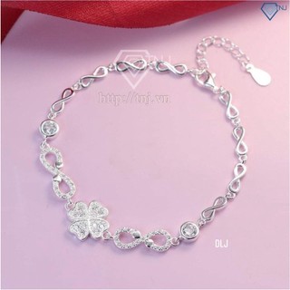BỘ TRANG SỨC BẠC CỎ 4 LÁ