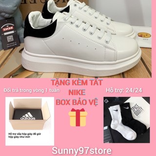 [ full bill+ full box ] Giày alexander mcqueen nam, nữ gót đen bản chuẩn 11
