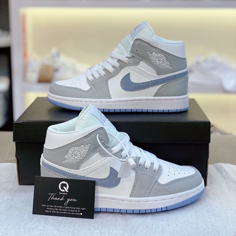Giày Thể Thao Trắng Xanh Cao Cấp Siêu Hot New Sneaker , Giày Hot trend ,Full Box Hàng Cao Cấp Ảnh Thật