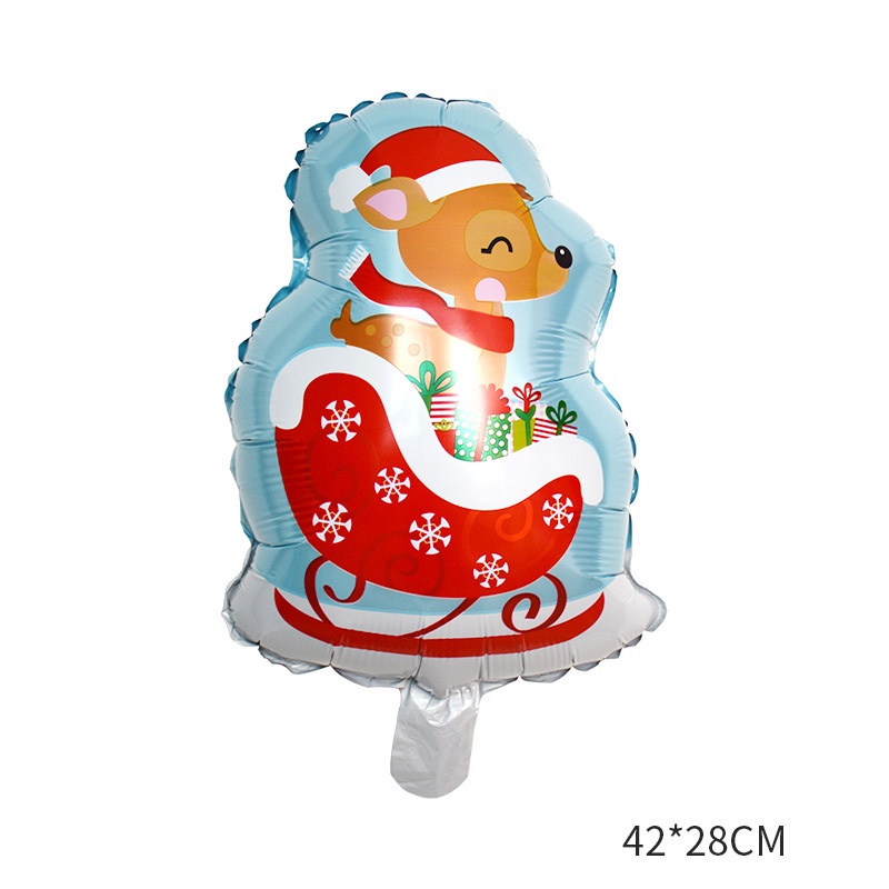 Bong Bóng Lá Nhôm 16 inch Họa Tiết Ông Già Noel / Người Tuyết Trang Trí Giáng Sinh / Năm Mới