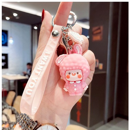 Móc Khóa Hình Thú Dễ Thương Phong Cách Hàn Quốc