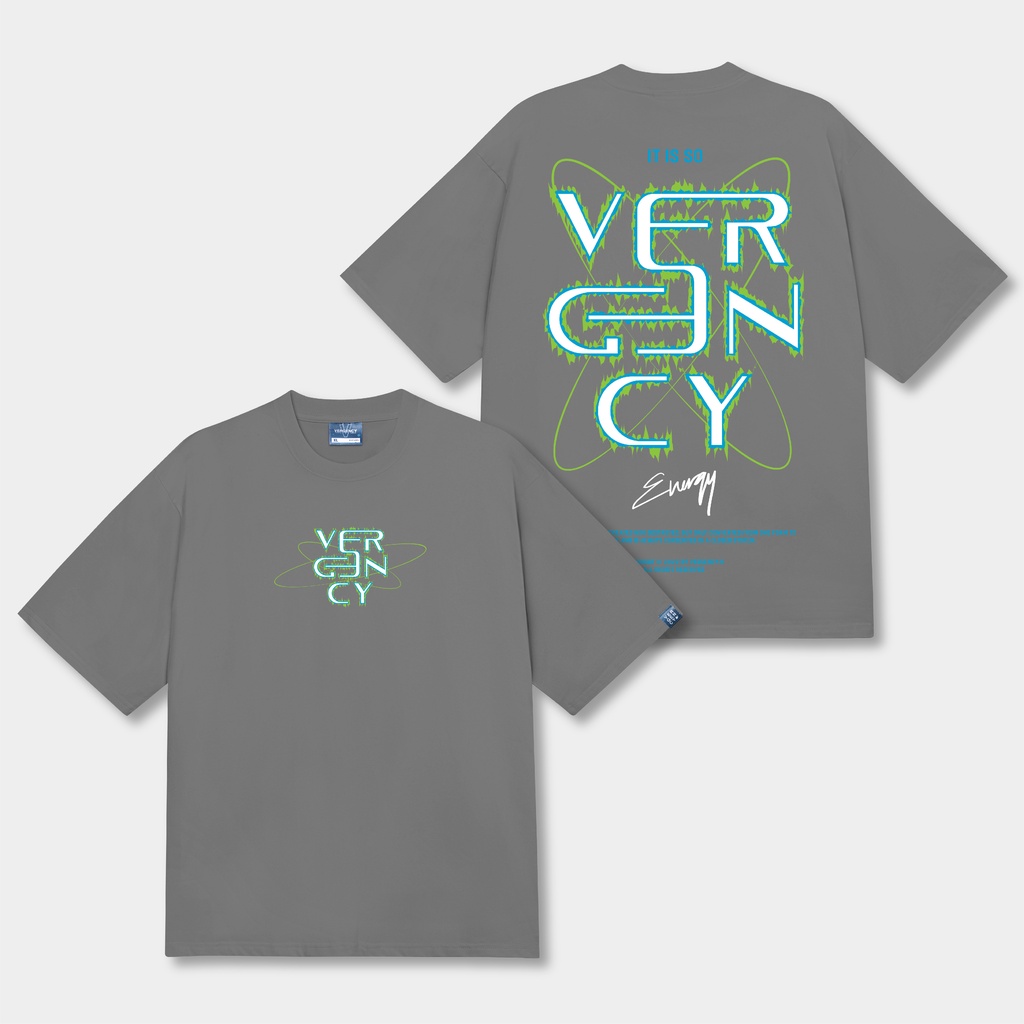 Áo thun nam nữ local brand unisex form rộng tay lỡ Vergency Fiery/FIE hàng chính hãng 6 màu sắc