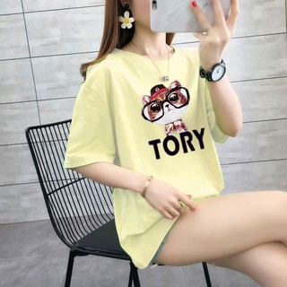 Áo thun nữ oversized in hình