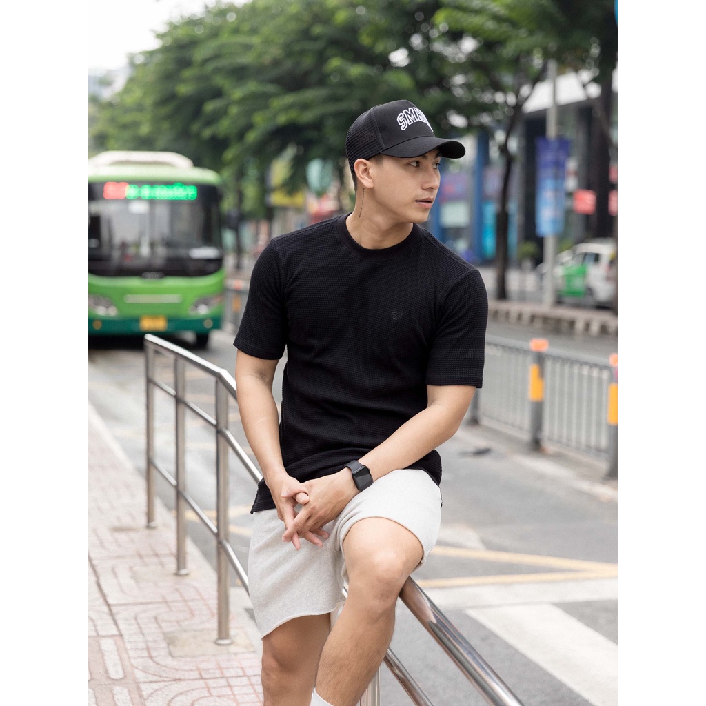 Áo Thun Nam Body New Mark , Chất Vải Thun Tổ Ong 2c Thoải Mái , AT0005-05 ,SOMEHOW