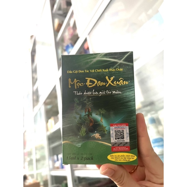 Dầu gội đen tóc Mộc đan xuân
