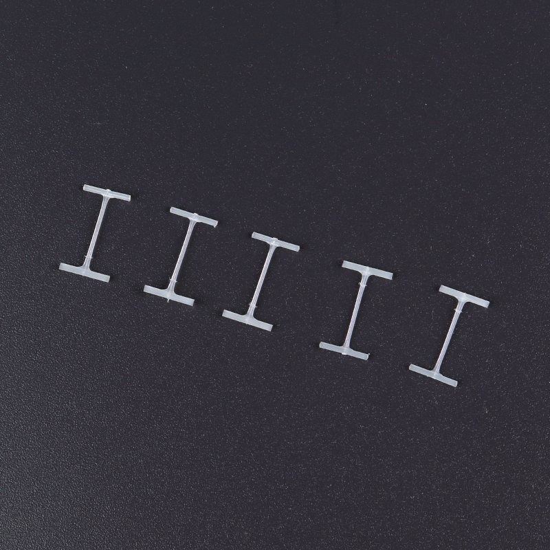 Ti bắn mác nylon hình chữ I , Kích thước từ 5mm - 11mm, có 2 màu đen, transparent