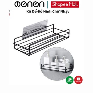 Kệ Để Đồ Nhà Tắm OENON,  Kệ Nhà Tắm Hình Chữ Nhật Chất Liệu Thép Sơn Tĩnh Điện Không Gỉ Dán Tường Siêu Chắc BEECOOK
