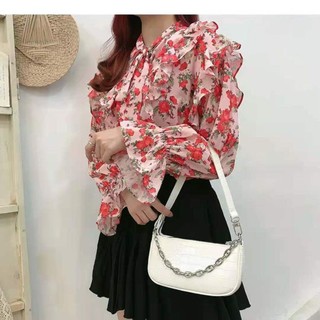 Túi Xách Nữ Vân Da Cá Sấu Thời Trang