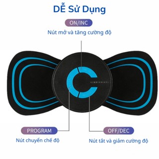 Máy massage xung điện mini công nghệ ems 6 chế độ giúp chống đau mỏi vai - ảnh sản phẩm 9