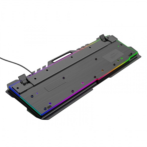 Combo phím cơ và chuột Hoco DI16 DPI 1600 tích hợp khay điện thoại có đèn Led 7 màu