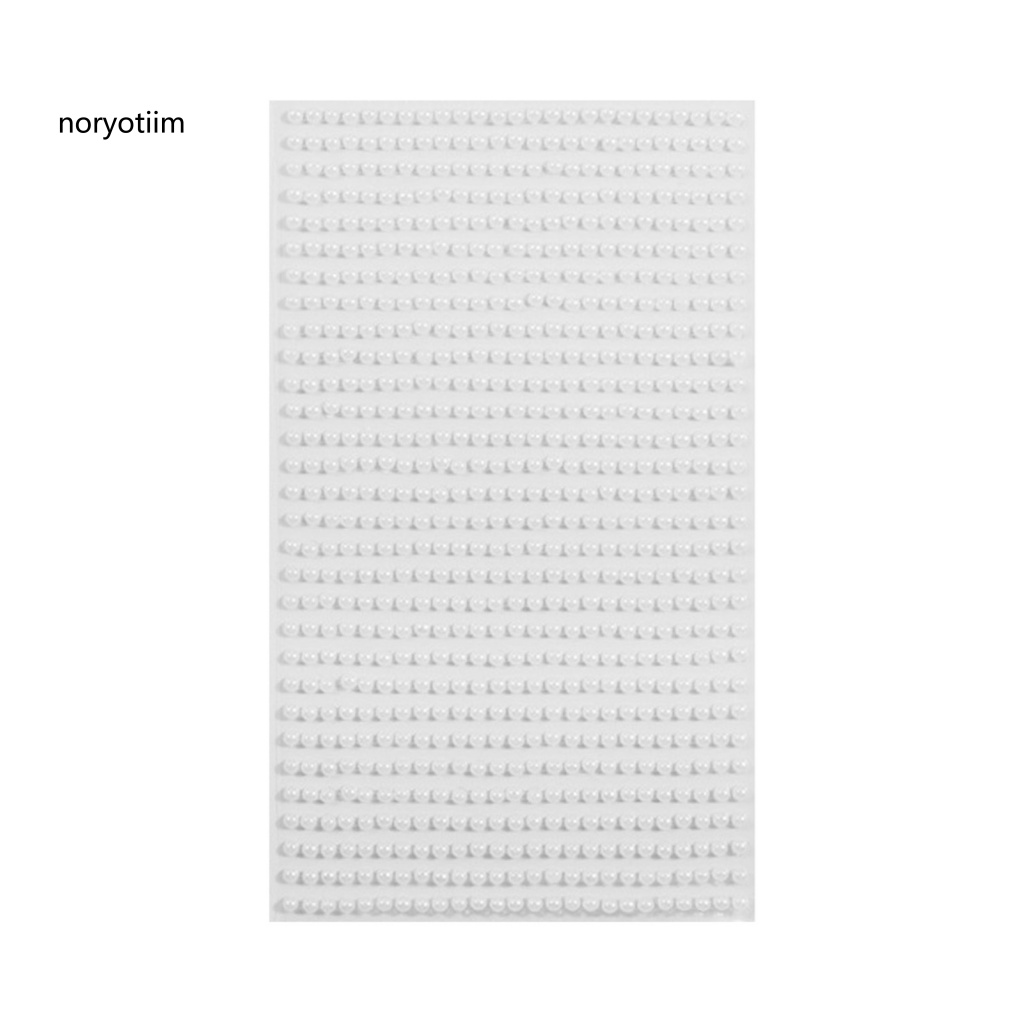 Set 750 hạt ngọc trai 3D dán trang trí móng tay nghệ thuật DIY