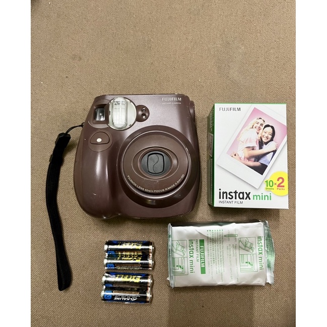 Máy chụp ảnh lấy liền Fujifilm Instax Mini 7s CHEKI tặng kèm pin và 1 pack film 10 tấm date 2024