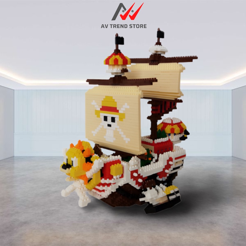 Lego Lắp Ráp Tàu Hải Tặc Thousand Sunny, Đảo Hải Tặc One Piece - Vistyle