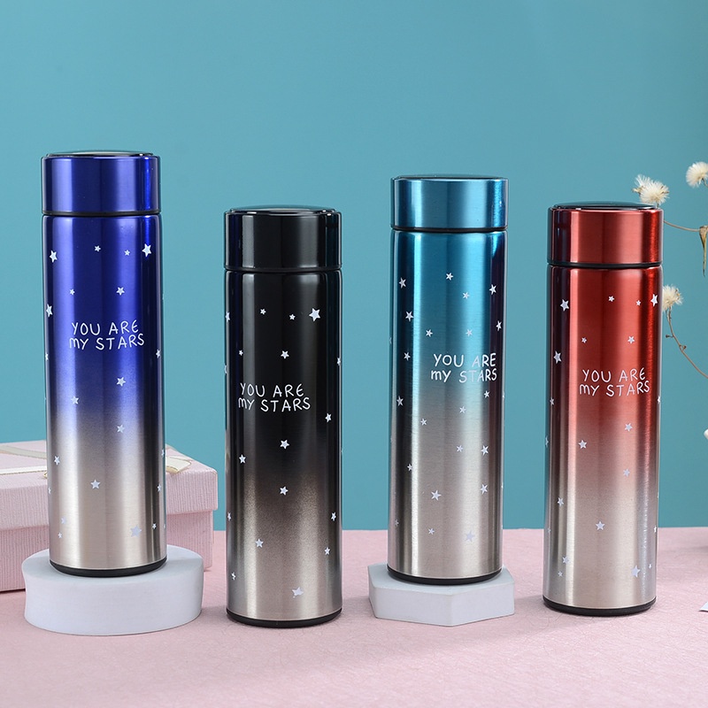 Bình giữ nhiệt INOX có nắp đèn LED hiển thị nhiệt độ (500ml)
