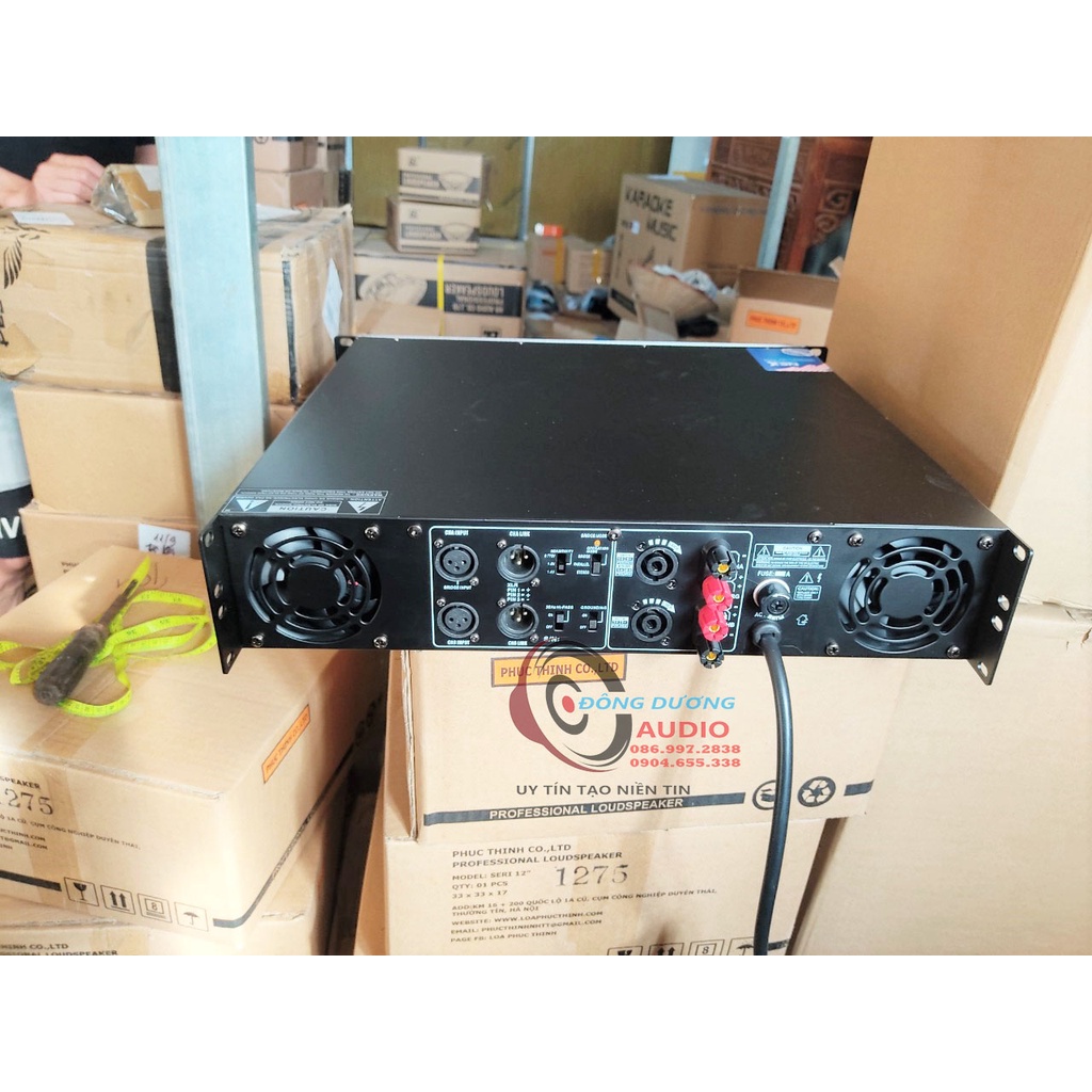 CỤC ĐẨY GIA ĐÌNH NEX AUCOUSTIC PN550 - 20 SÒ 2 KÊNH - ĐẨY CÔNG SUẤT 20 SÒ - CỤC ĐẨY 2 KÊNH