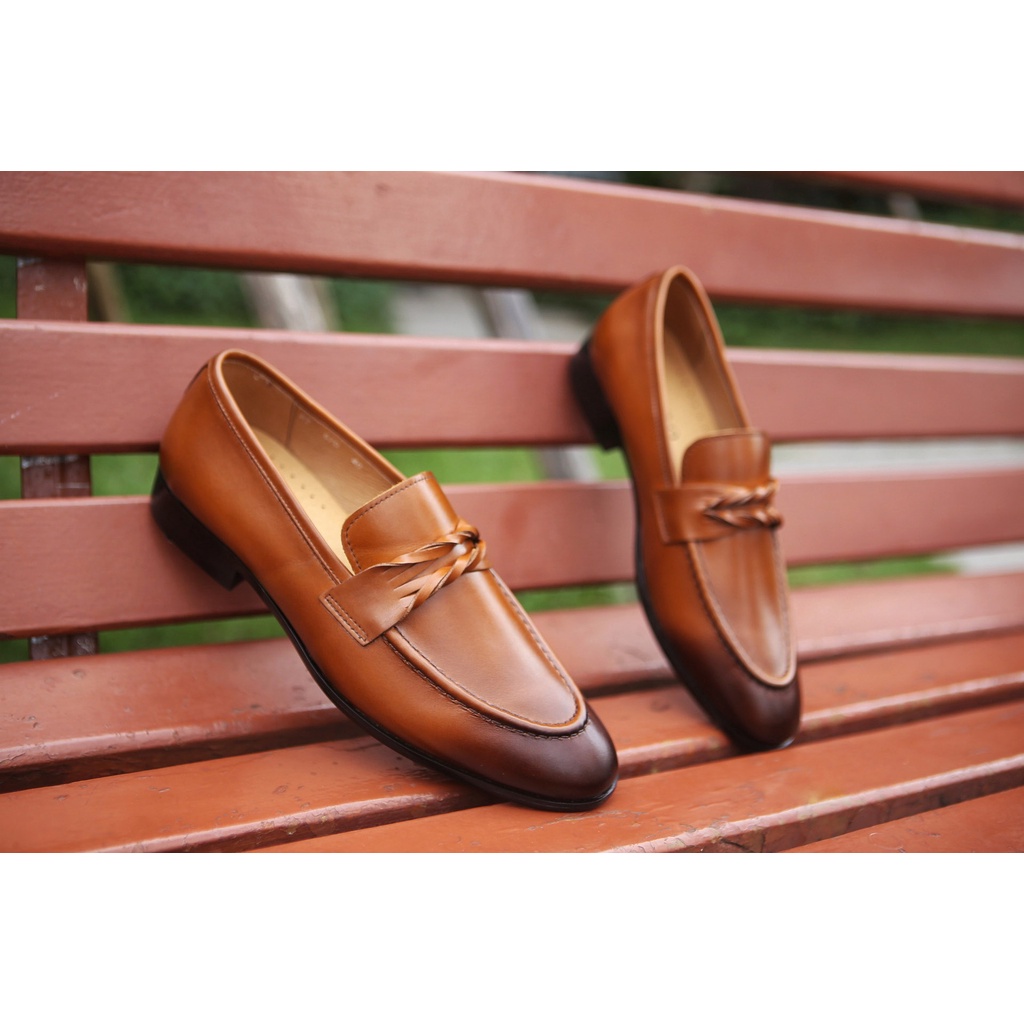 Giày lười Loafer nam đai xoắn da bò nguyên tấm cao cấp Toroshoes Series M619 ( nhiều màu, nhiều lựa chọn, siêu đẹp)