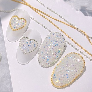 Bi dây trang trí móng 2 màu vàng , bạc