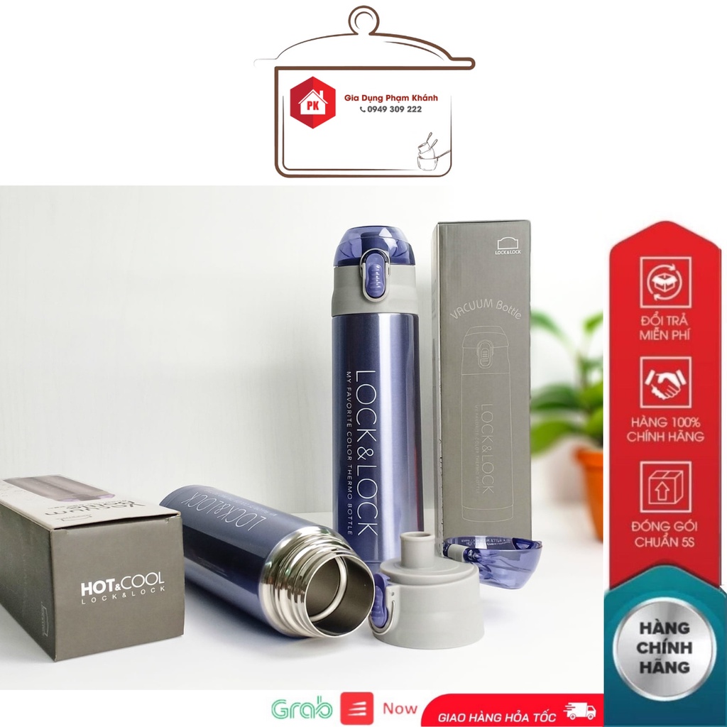 Bình Giữ Nhiệt Lock Lock Vacuum Bottle LHC6800FU Giữ Nhiệt Cực Tốt Dung Tích 500ml
