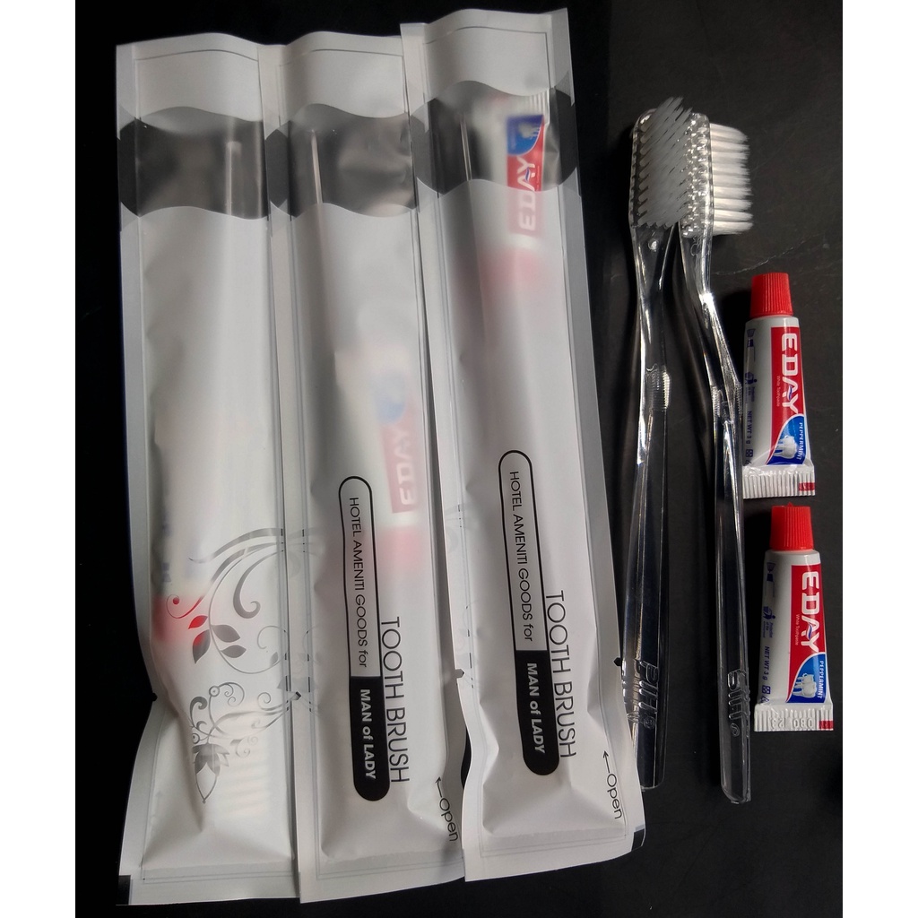 100 bộ bàn chải nhà nghỉ, khách sạn