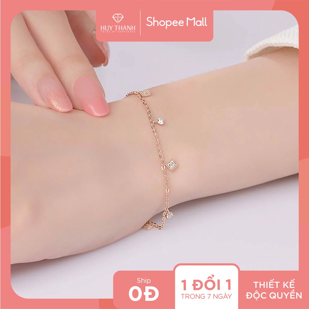 Lắc tay vàng 14k LLF181 Huy Thanh Jewelry