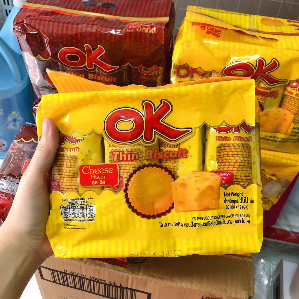 Bánh quy OK Đồng Tiền Thái Lan 360g