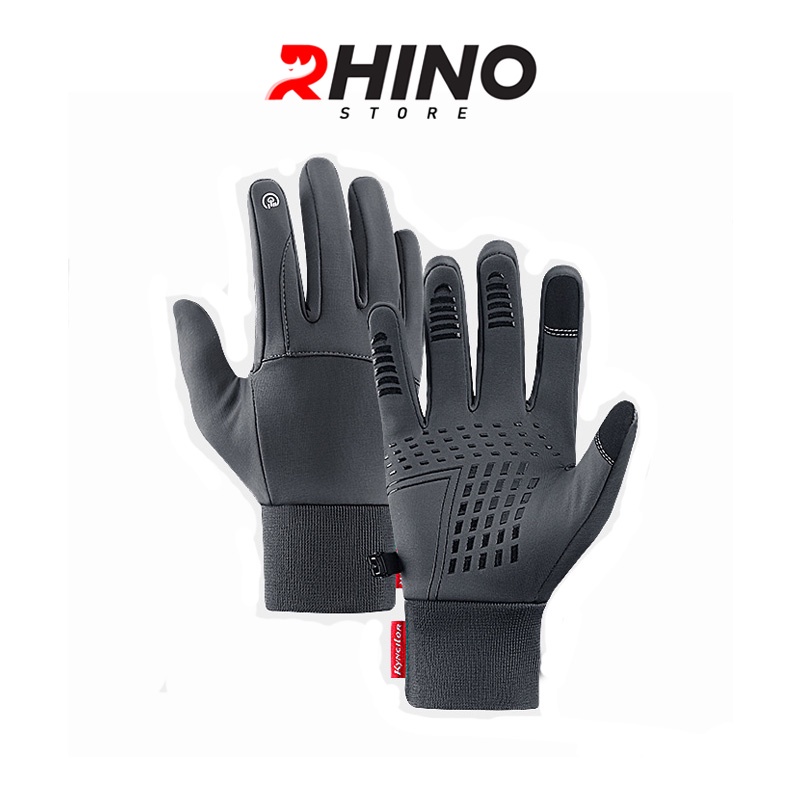 Găng tay giữ ấm mùa đông chống gió, kháng nước nhẹ Rhino GG101 cảm ứng điện thoại