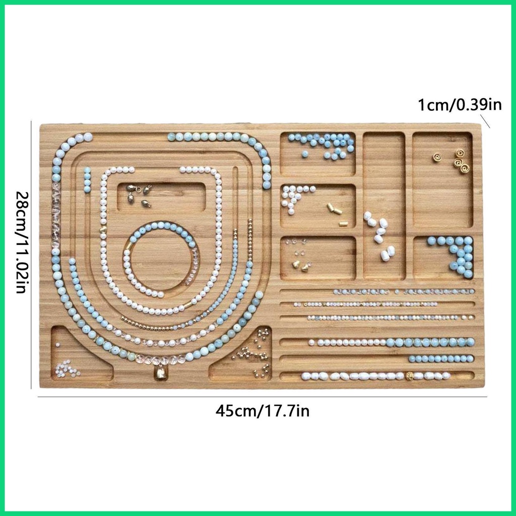 Thảm Thiết Kế Hạt Ngọc Trai Với Khay Đựng Hạt Kích Thước Làm Trang Sức Sáng Tạo jiwvn
