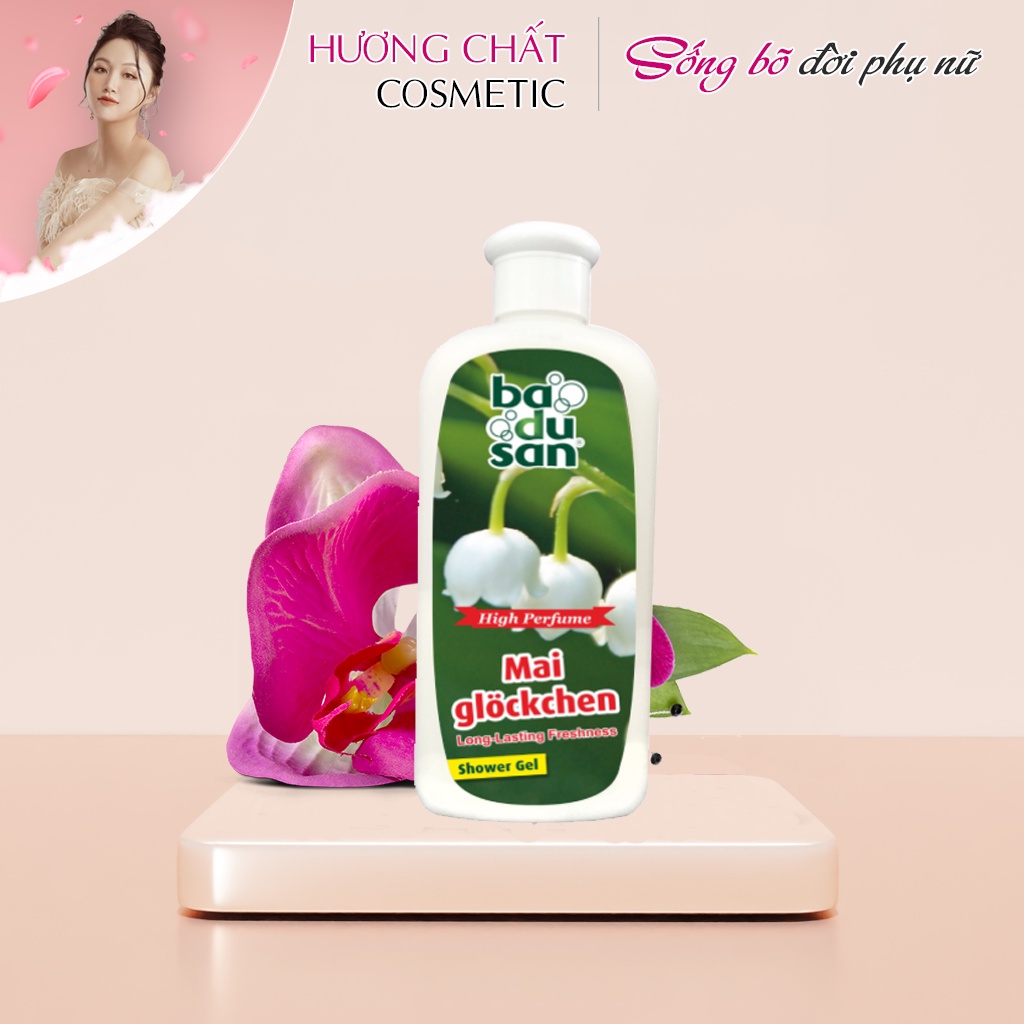 Sữa tắm nước hoa thuần chay Organic Badusan MaiGlockchen ( Hoa Lan Chuông ) 500ml - - Hương Chất Cosmetic
