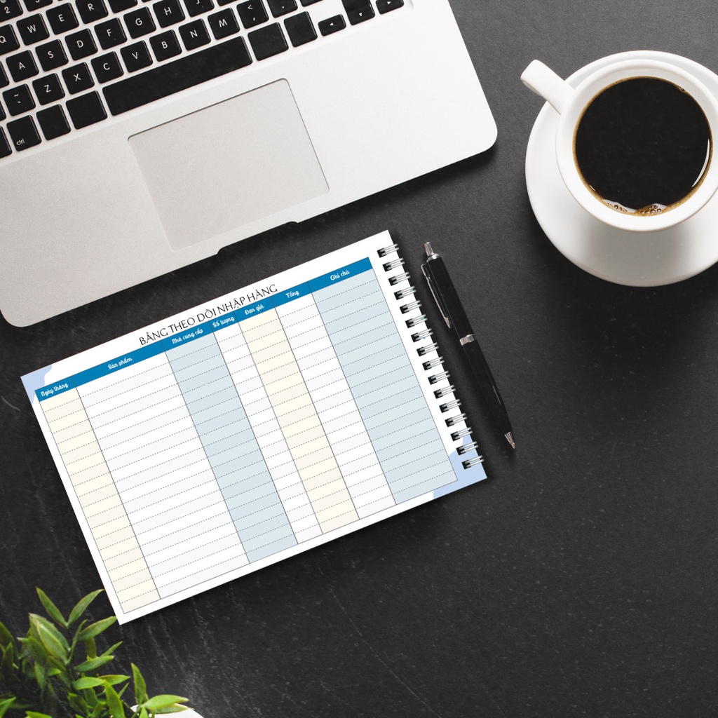 Sổ ghi nhập hàng hóa, tập ghi nhập hàng, sổ ghi bán hàng 100 trang- in 2 mặt