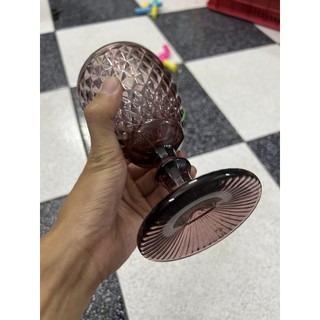 Thủy tinh pha lê 100% không chì màu tím 300ml