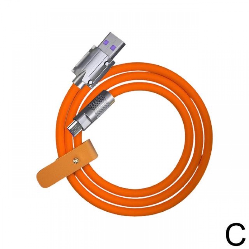 Dây Cáp Sạc USB Loại C 120W 6A Bằng Silicone Chất Lượng Cao