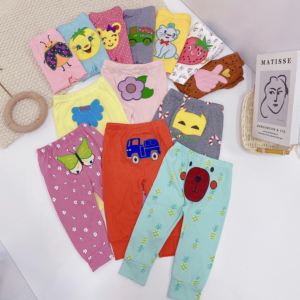 Quần Dài Mông Thú Bé Trai Bé Gái Nghộ Nghĩnh Từ 9Kg đến 18Kg màu ngẫu nhiên