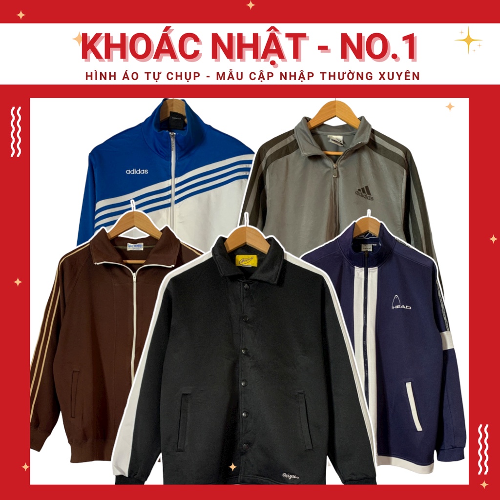 Áo Khoác Nhật 2Hand, Hàng Tuyển Chọn, Vải Dày Ấm - Kéo Hình Lựa Mẫu