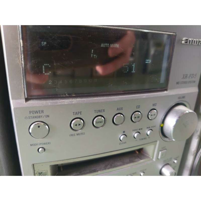 Bộ dàn mini Aiwa FD5 nguyên bản, hình thức đẹp