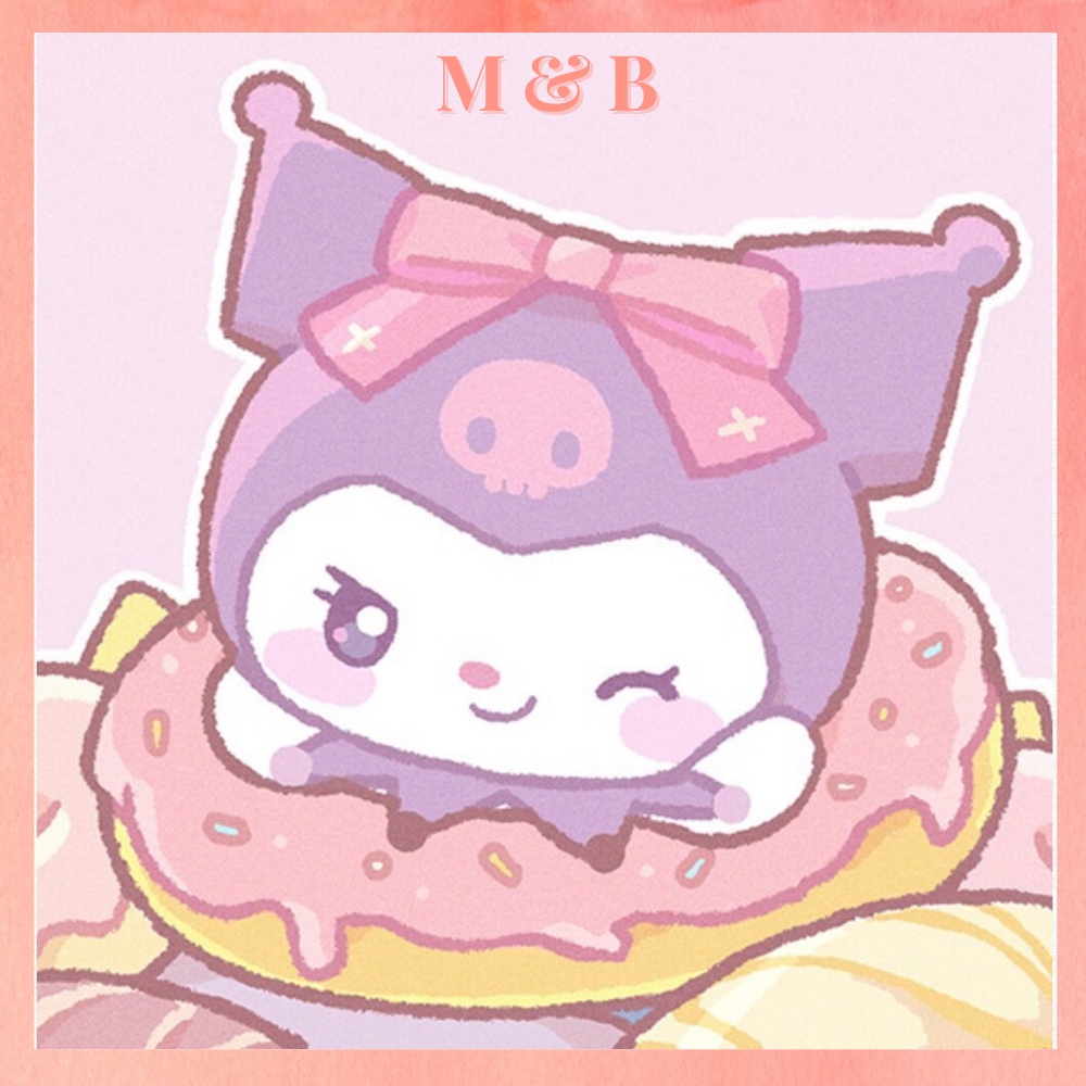 Tranh sơn dầu số hóa Sanrio Melody Kuromi, tranh decor tô màu theo số quà tặng đồ lưu niệm tặng kèm bộ màu và bút vẽ